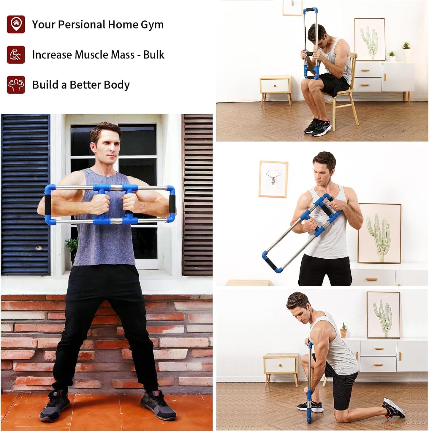 Push down Bar - Chest Expander at Home Workout Equipment