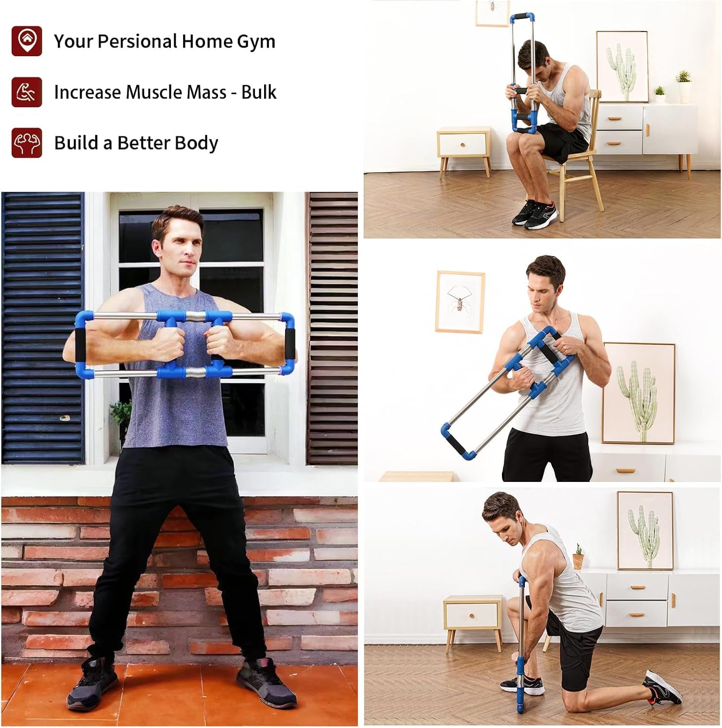 Push down Bar - Chest Expander at Home Workout Equipment