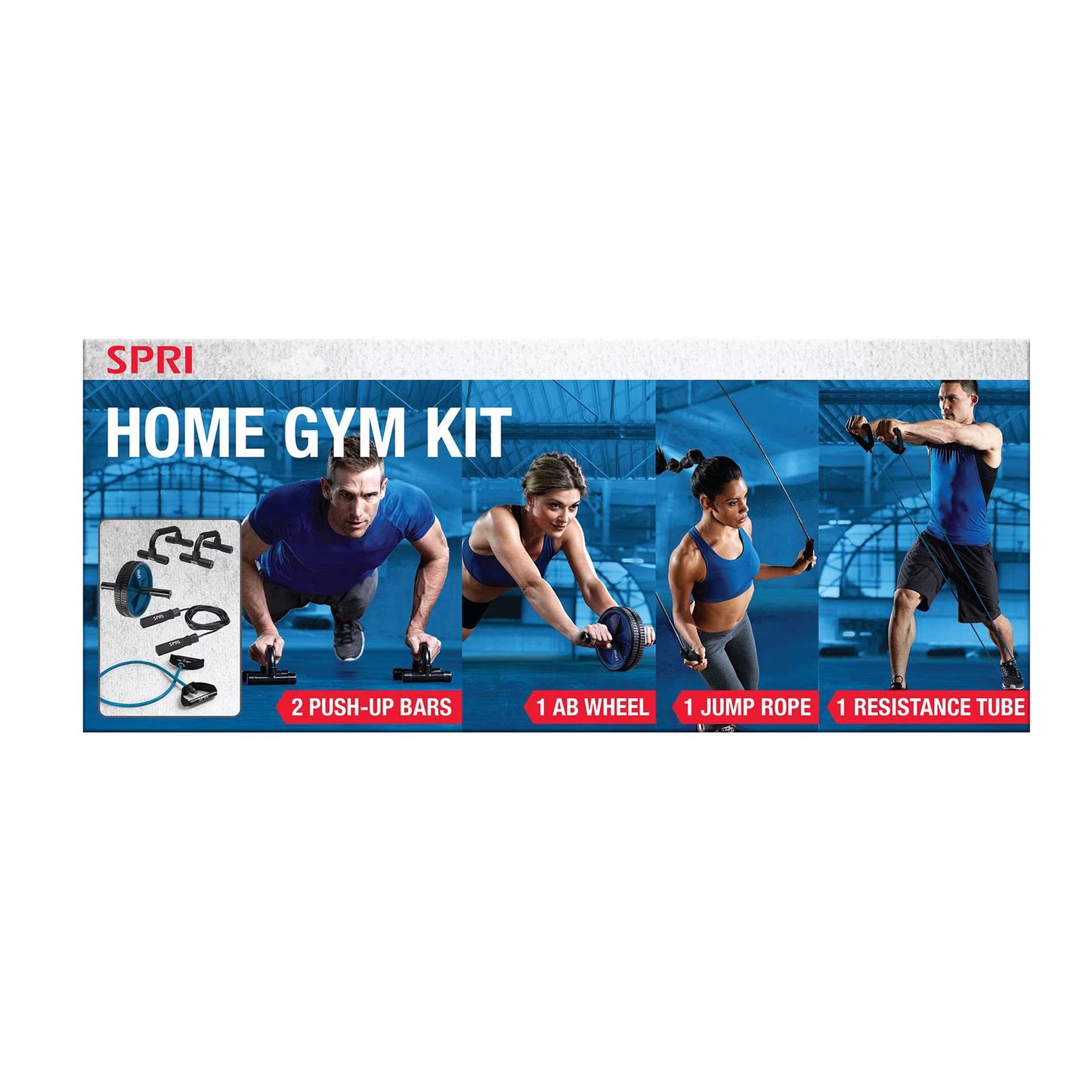 Adjustable Tighten & Tone Home Gym Kit, Multicolor